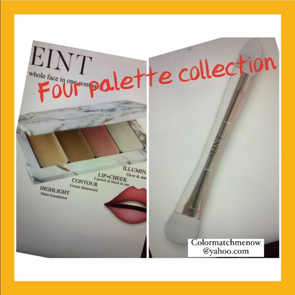 Brand new creams with Seint Palette Size 4 pallet w/3d brush